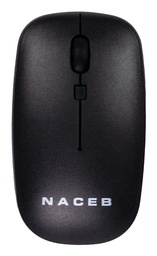 NACEB MOUSE INALAMBRICO 2.4G NEGRO NA-0136N 