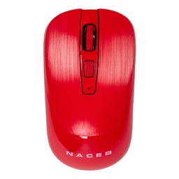 NACEB MOUSE INALAMBRICO 2.4G ROJO NA-0137R