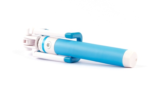 BASTON PARA SELFIE 3.5MM AZUL NA-595AZ