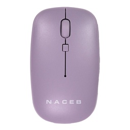 NACEB MOUSE INALAMBRICO 2.4G MORADO NA-0136M