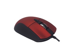 MOUSE ALAMBRICO USB ROJO NA-0115R