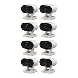 kit cronos 8 cámaras de seguridad Imou Ip Wifi 2mp C22FN-C Audio Bidireccional Detección De Humanos visión nocturna notificaciones instantáneas certificación IP65 + accesorios - Kit cctv