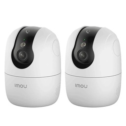 Kit Cronos 2 Cámaras Seguridad Interior Imou Ranger 2C Pro 3MP WiFi 360° Pan Tilt Visión Nocturna Color Audio Bidireccional Detección Humana Smart Tracking Alarma Activa SD Nube CCTV