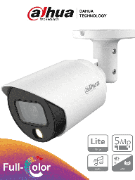 Cámara Bullet Full Color Dahua Hfw1509t-a-led 5 Mp Micrófono