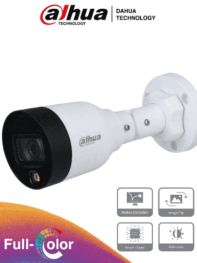 Cámara Ip Bullet Full Color 2mp Dahua Ipc-hfw1239s1-led-s4