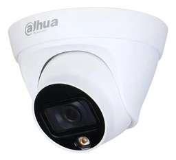 DH-IPC-HDW1239T1-LED-S5 DAHUA IPC-HDW1239T1-A-LED-S5 - Camara IP Domo Full Color 2 Megapixeles/ Lente de 2.8mm/ 110 Grados de Apertura/ Microfono Integrado/ Luz Blanca de 15 Mts/ H.265/ IP67/ PoE/ DWDR/