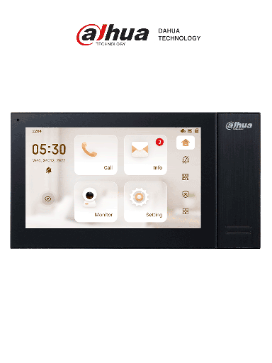Monitor Ip Touch Dahua Vth2421fbp 7 Poe Estandar Microsd