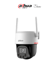 Dahua DH-IPC-PT2549DC1-SW-PV - Cámara IP PT Wifi de 5 MP Lente 3.6mm Wifi/ WizColor/ Auto tracking/Detección de humanos y vehículos/Luz cálida de 30 m /Audio bidireccional/Disuasión activa de luz y sonido/Preset/Micro SD/wifi 6/IP66