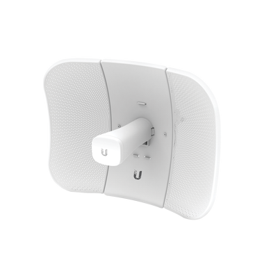 UBIQUITI LITEBEAM AC LBE-5AC-GEN2 - Radio con antena integrada Airmax AC GEN2 5.8GHz diseñada para uso en exteriores con una antena de 23 dBi y una potencia de transmisión de 25 dBm, ofrece un rendimiento de hasta 450 Mbp