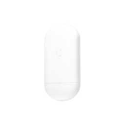 UBIQUITI NANOSTATION AC LOCO5AC- Radio con Antena Integrada AirMax AC 5.8GHz para uso en exteriores, con tecnología MIMO. Cuenta con una antena panel de 13dBi y una potencia de transmisión de 25dBm. No incluye adaptador PoE.