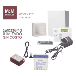 Kit alarma Honeywell VISTA48LA comunicador 4G MN01LTEM
