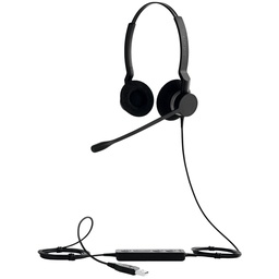 Diadema VoIP Jabra Biz 2300 Duo USB UC binaural 68g