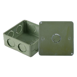 Caja cuadrada PVC conduit Amanco-Wavin ATUP-100CYT 1"