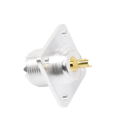 Conector UHF hembra RF Industries RFU-521-ST SO-239 chasis
