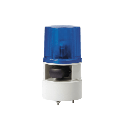 Baliza LED QLIGHT S125DML azul con sirena 105dB 12-24V