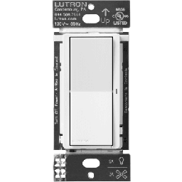 Interruptor inteligente Lutron Caseta DVRF5NSWH 5A 120V