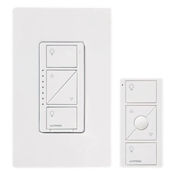 Kit smart home Lutron Caséta PPKG1WWH dimmer Pico tapa