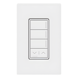 Botonera Lutron RadioRA 3 RRSTHN3RLWH 3 escenas subir/bajar