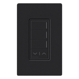 Botonera Lutron Sunnata RRST-W3RL negra 3 escenas RadioRA3