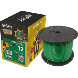 Cable eléctrico Indiana SLY-308-GRN/100 12 AWG verde