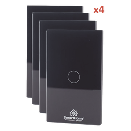 Kit 4 apagadores WiFi SmartHome by Epcom SH411W4K
