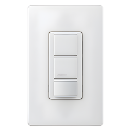 Apagador doble con sensor de presencia Lutron MS-OPS6-DDV-SW
