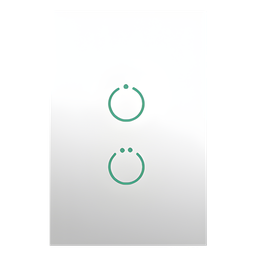 Interruptor Z-Wave SmartHome MHS512SL táctil 2 botones