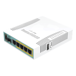Router MikroTik hEX PoE RB960PGS 5 puertos Gigabit