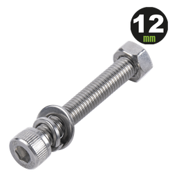 Tornillo Allen inoxidable DMT 950-5080-124 M8x12 con tuerca