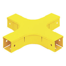 Accesorio 4 vías Panduit FFWC2X2LYL canaleta FiberRunner 2X2