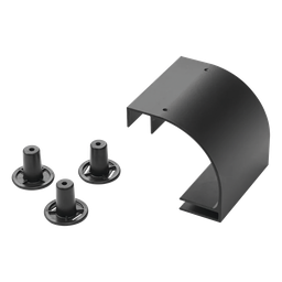 Bajada de cable Hoffman LRD12BLK aluminio negro 12 in
