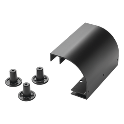 Bajada de cable Hoffman LSRDBLK aluminio negro