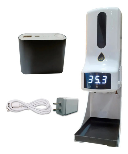 Dispensador Termómetro K9-PRO, PowerBank y Letrero