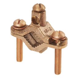 Abrazadera de bronce Panduit GPC2-1D-C tierra física 2 AWG