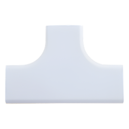 Derivación en T Panduit TFC10WH-X canaleta LDPH10 blanco