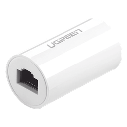 Acoplador RJ45 UGREEN 20391 protección rayos PoE blanco