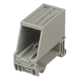 Adaptador riel DIN Panduit CADIN1IG-S blindado gris