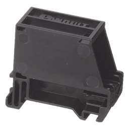 Adaptador riel DIN Panduit CADIN1BL-S blindado negro