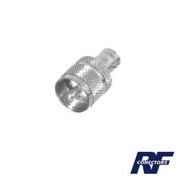 Adaptador BNC RF Industries RFB-1137 hembra a UHF macho 50 Ohm