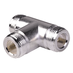 Adaptador coaxial RF Industries RFN-1011-1 en T triple N hembra