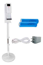 (Kit RA002) Termometro y Dispensador Automático con Soporte Blanco