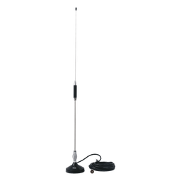Antena CB móvil Tram 703 base magnética acero inoxidable