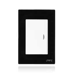 Apagador sencillo JWJ JTL-F7601 10 A 127 V negro