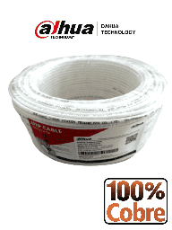 - Bobina de 100 Mts de Cable UTP Cat5e/ 100% Cobre/ Color Blanco