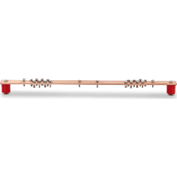 Barra de tierra rack LinkedPRO LP-BUS-RACK 550A cobre 19"
