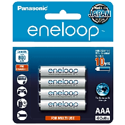 Batería recargable AAA Panasonic Eneloop BK4MCCE4BT6 800mAh