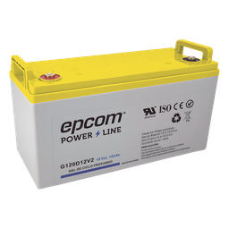 Batería gel ciclo profundo EPCOM 12V 120Ah G120D12V2