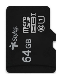 Memoria Stylos STMSDS4B MicroSD 64 GB para Cámaras EZVIZ