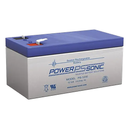 Batería plomo-ácido Power Sonic PS-1230-F1 12V 3.4AH