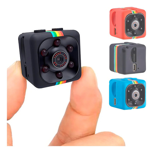 Mini Camara 960p con etiqueta del logo en paquete